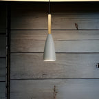 Grey Glass Pendant Lights – Set of 3 Hanging Shades