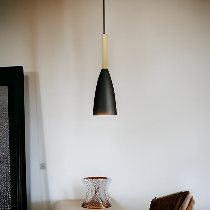 Black Glass Pendant Lights – Set of 3 Hanging Shades