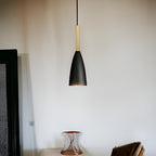 Black Glass Pendant Lights – Set of 3 Hanging Shades