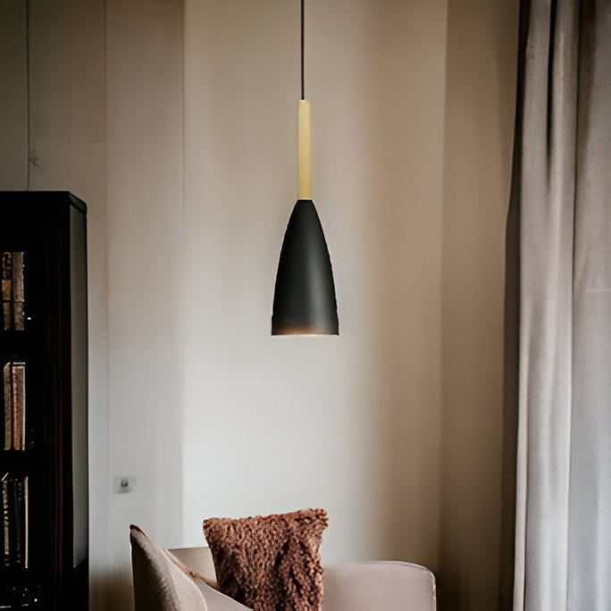 Black Glass Pendant Lights – Set of 3 Hanging Shades