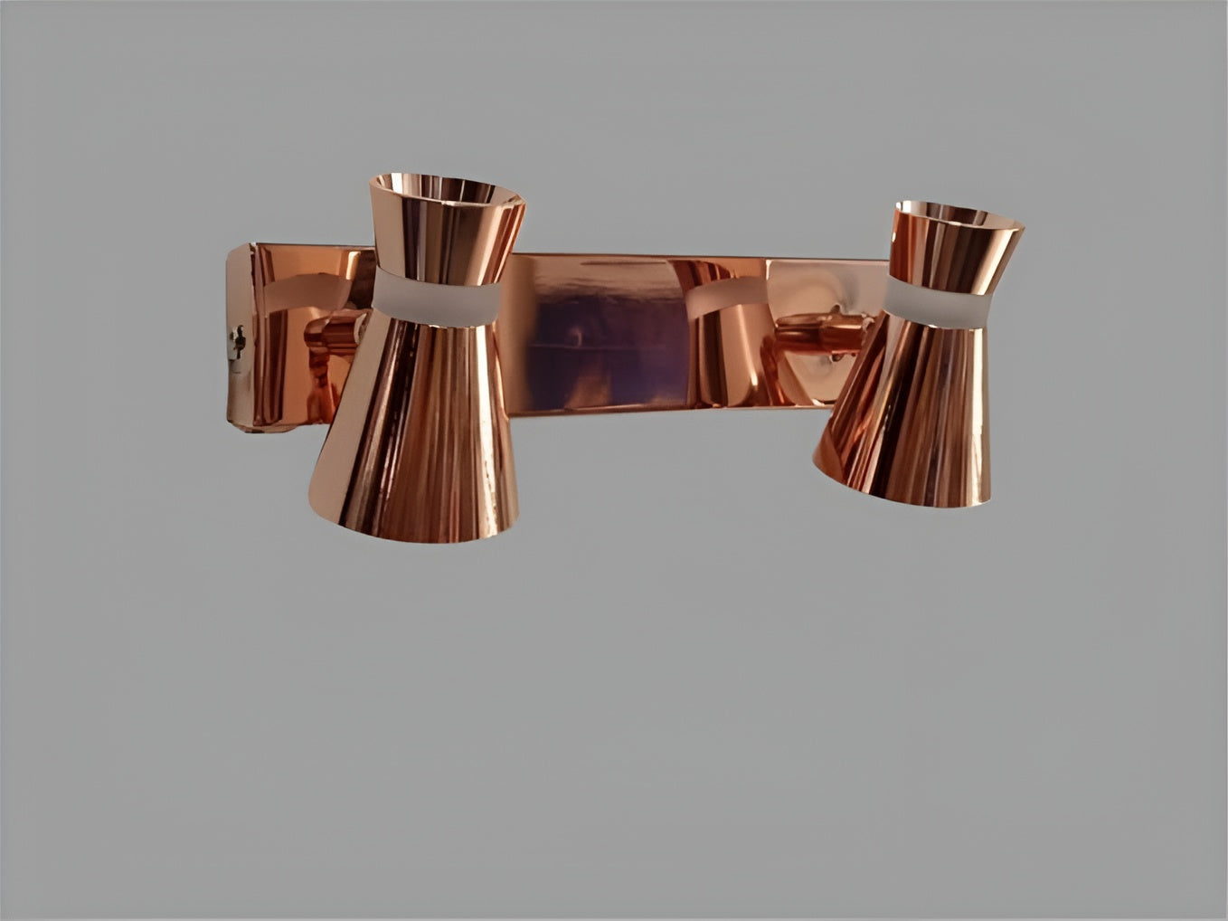 3-in-1 Adjustable Wall Spot Light – 3-Color, Rose Gold