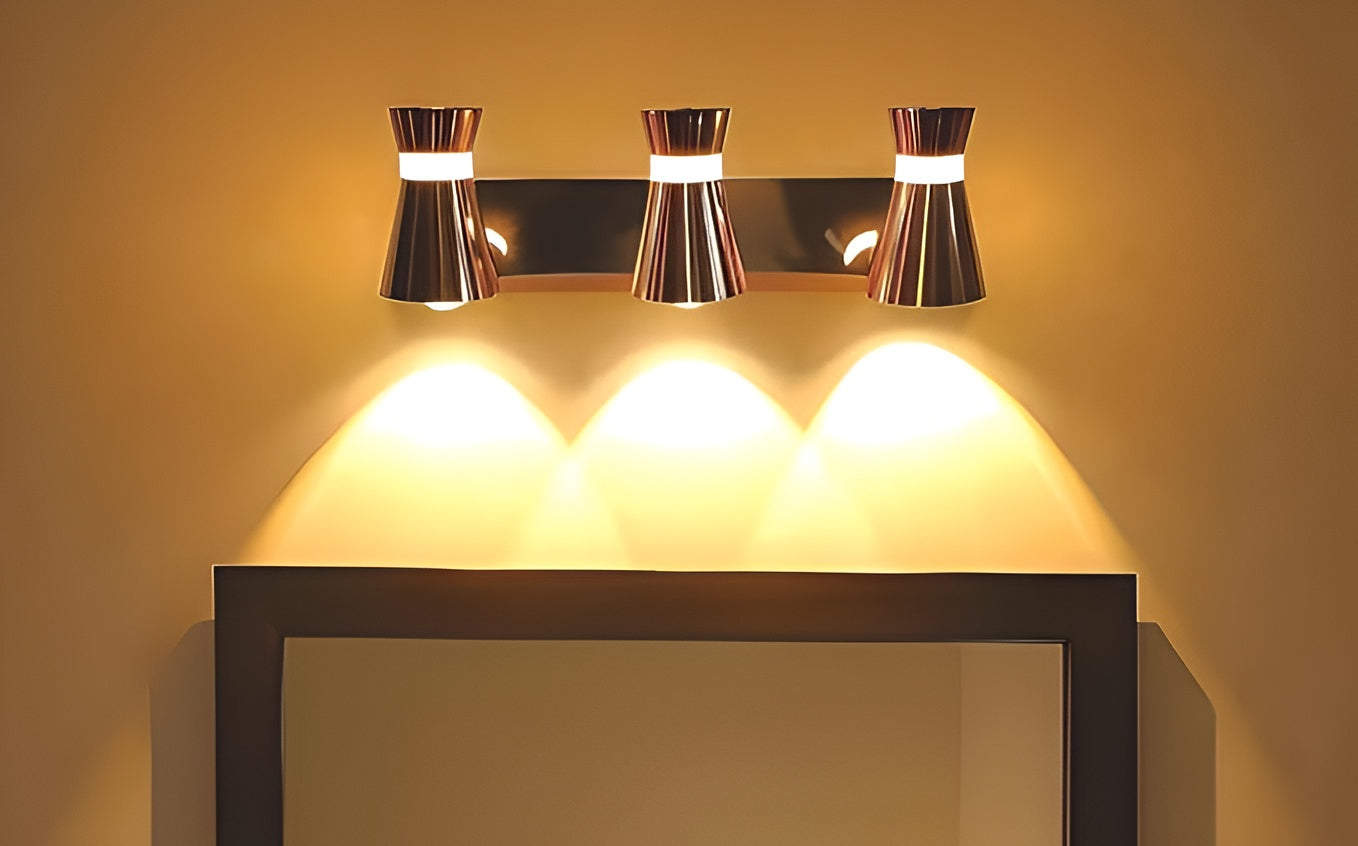 3-in-1 Double Wall Spot Light – Adjustable, 3-Color, Rose Gold