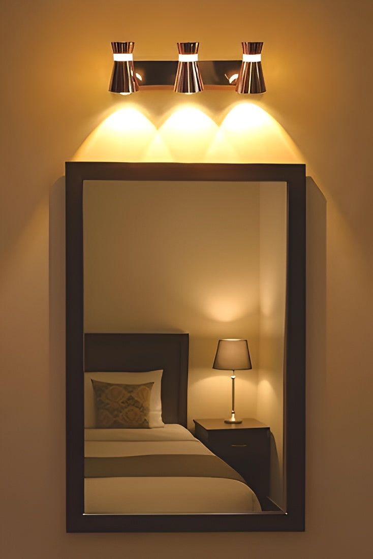 3-in-1 Double Wall Spot Light – Adjustable, 3-Color, Rose Gold