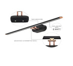 6W LED Picture & Mirror Light – Black & Rose Gold, 3-Color, Adjustable