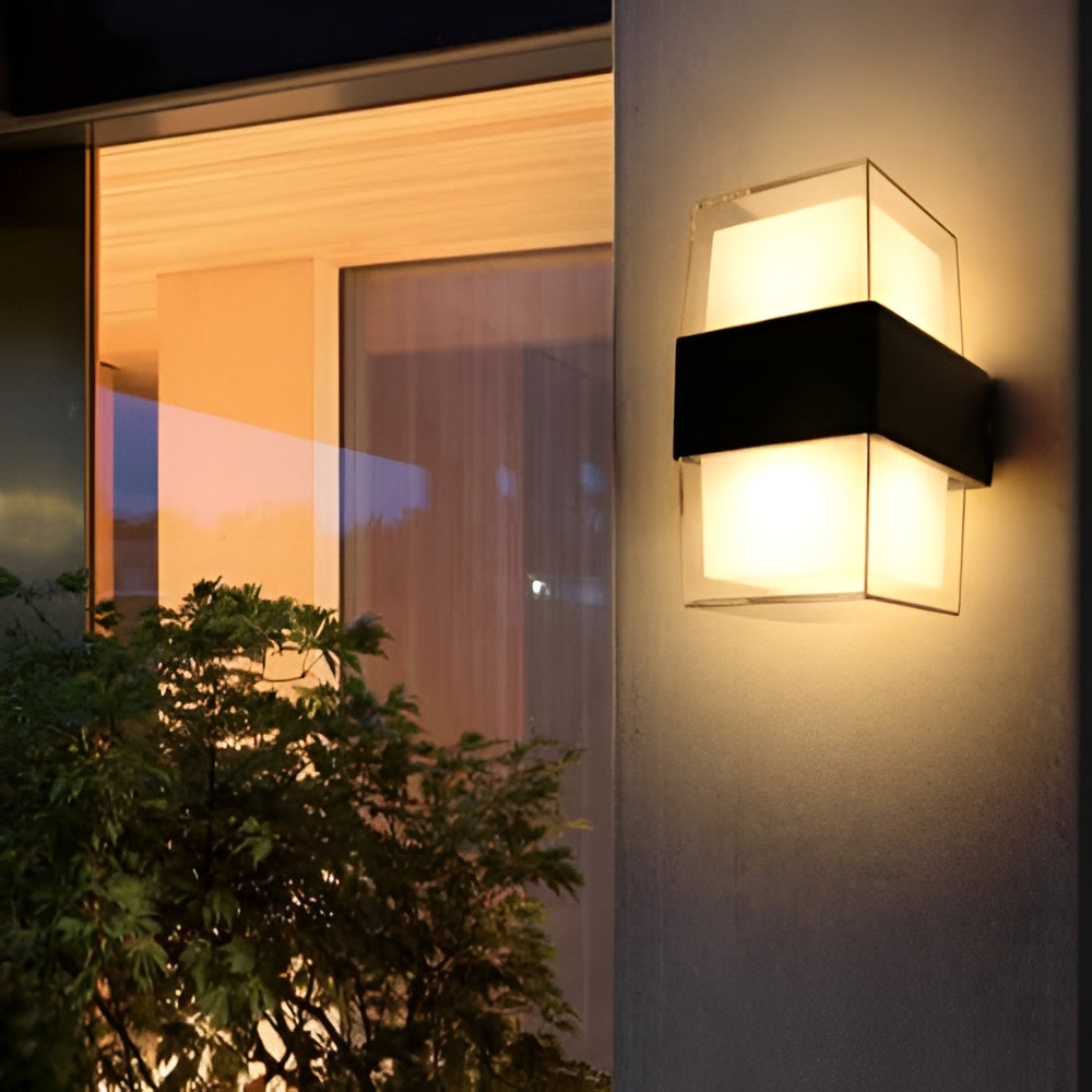 12W LED Square Wall Lamp – Waterproof, Up-Down Garden Light
