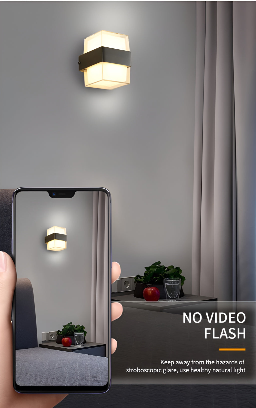 12W LED Square Wall Lamp – Waterproof, Up-Down Garden Light