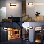 LED Convex Outdoor Wall Lamp – Waterproof, Up-Down Light