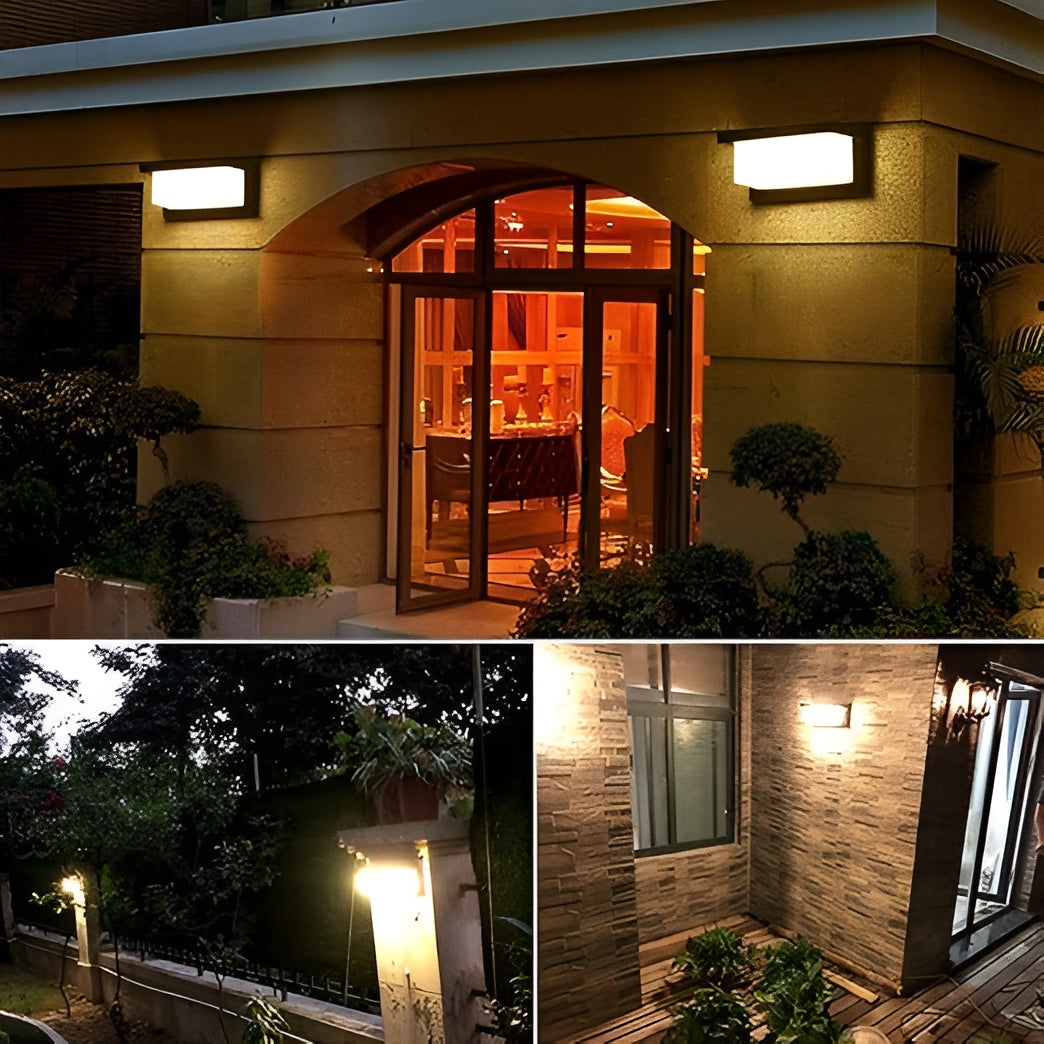 LED Convex Outdoor Wall Lamp – Waterproof, Up-Down Light