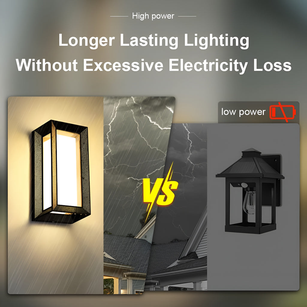 LED Rectangular Wall Lamp – IP65 Waterproof, Up-Down Light