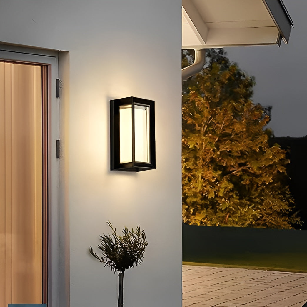 LED Rectangular Wall Lamp – IP65 Waterproof, Up-Down Light