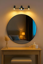 3-in-1 Adjustable Picture & Wall Spot Light – 3-Color, Matt Black & Gold