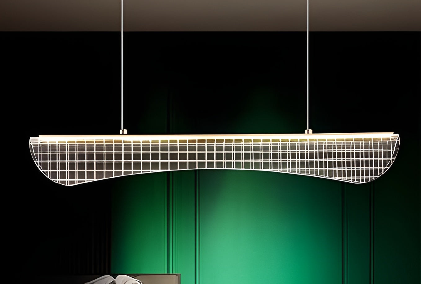 Gold Acrylic LED Chandelier – 900mm, Warm White