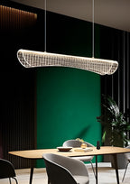 Gold Acrylic LED Chandelier – 900mm, Warm White