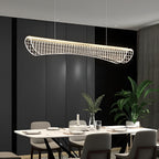 Gold Acrylic LED Chandelier – 900mm, Warm White