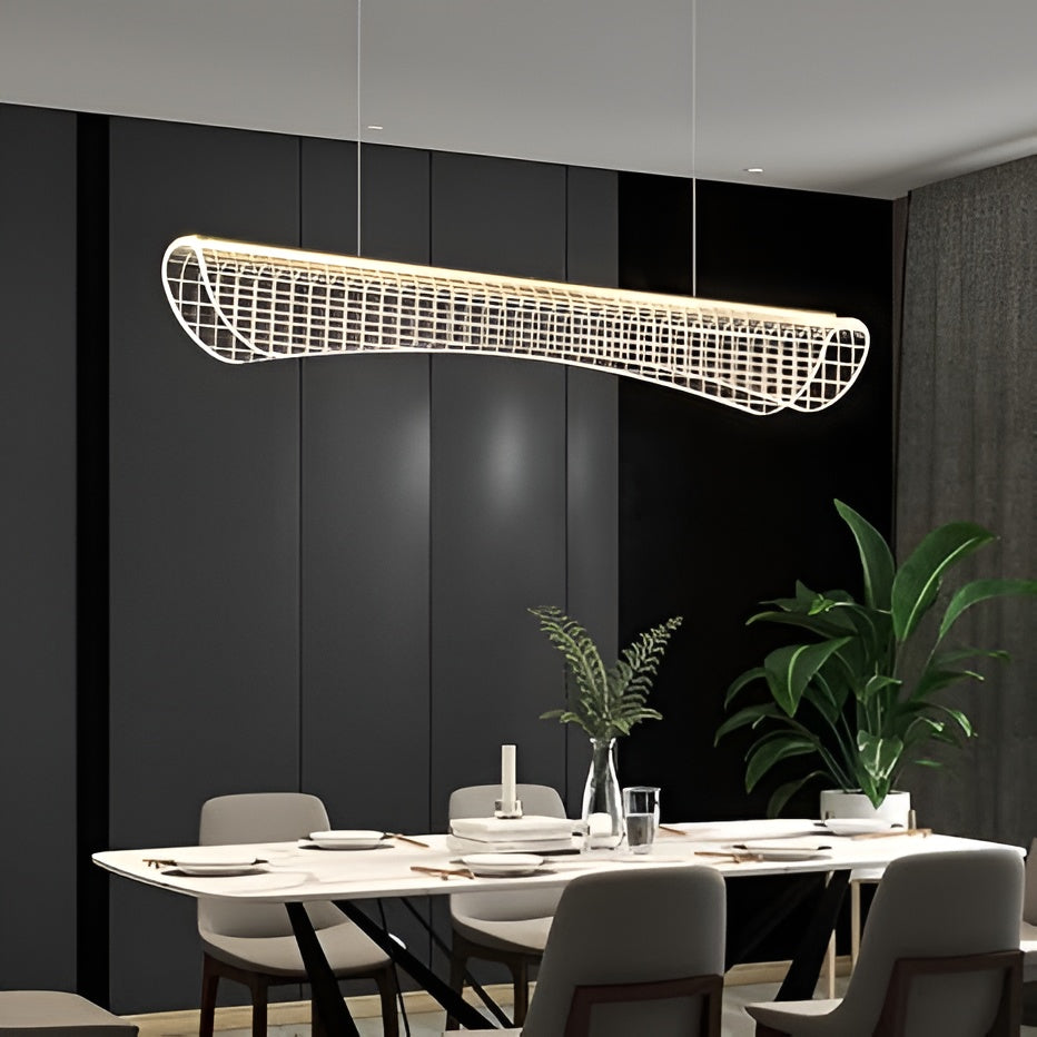 Gold Acrylic LED Chandelier – 900mm, Warm White