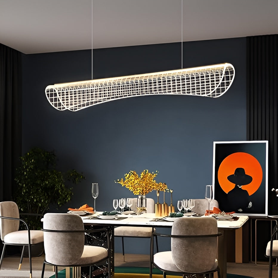 Gold Acrylic LED Chandelier – 900mm, Warm White