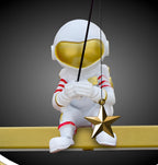 Gold Astronaut LED Wall Lamp – 26W, 3-Color