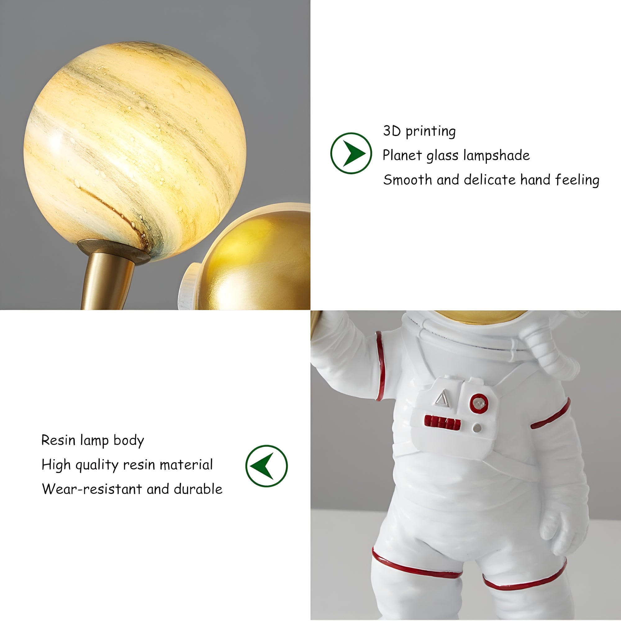 Astronaut LED Wall Lamp – 3W, 3-Color