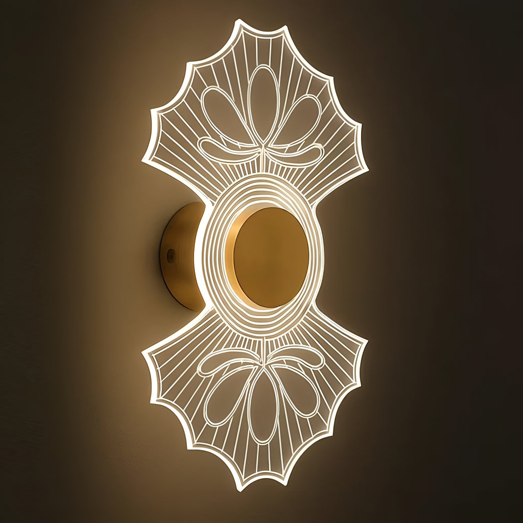 Twinor LED Wall Light – Modern 3-in-1 Decorative Acrylic & Metal Lamp