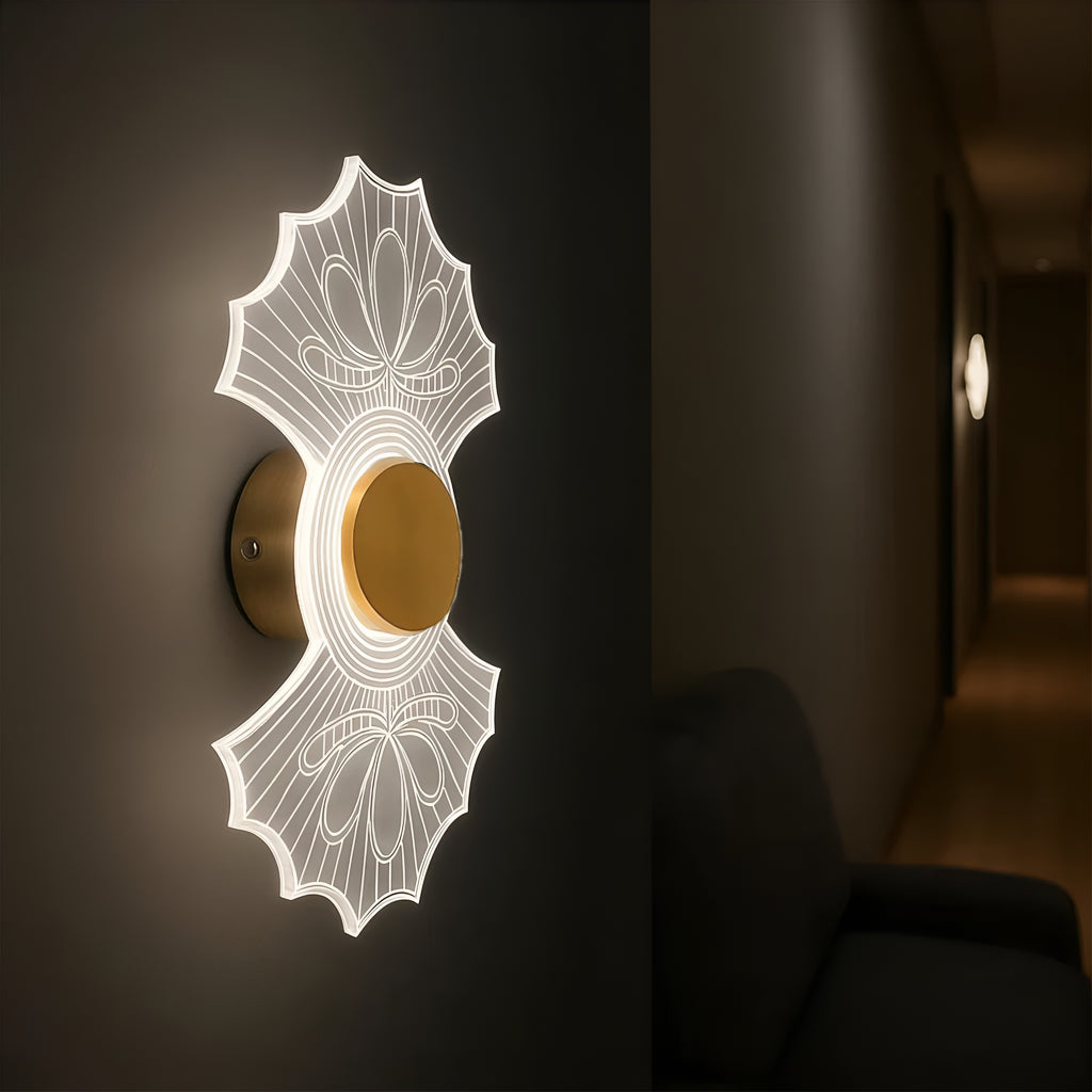 Twinor LED Wall Light – Modern 3-in-1 Decorative Acrylic & Metal Lamp